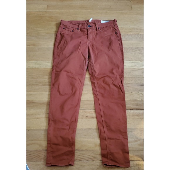 rag & bone Denim - Rag & Bone Jean Legging Burnt Orange Rust Slim Fit Pants Made in USA Sz 31